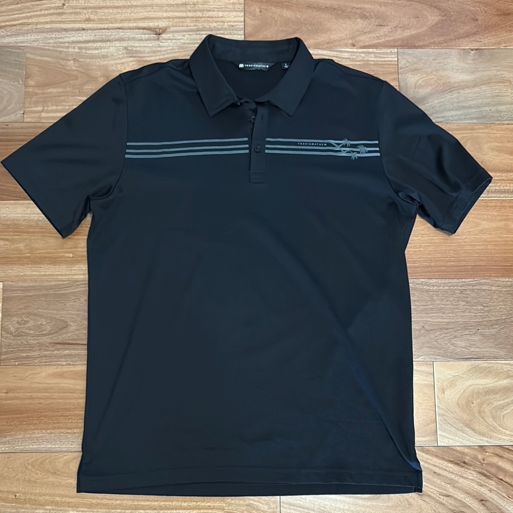 Travis Mathew Black Polo Shirt Casual Wear